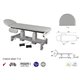 C6824 - ELECTRIC / HYDRAULIC TABLES - Ecopostural