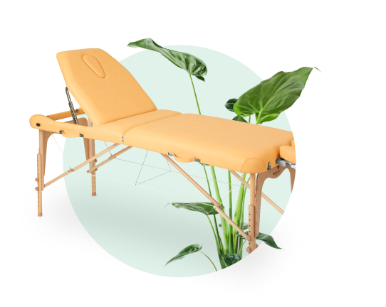 Koffermassagebank